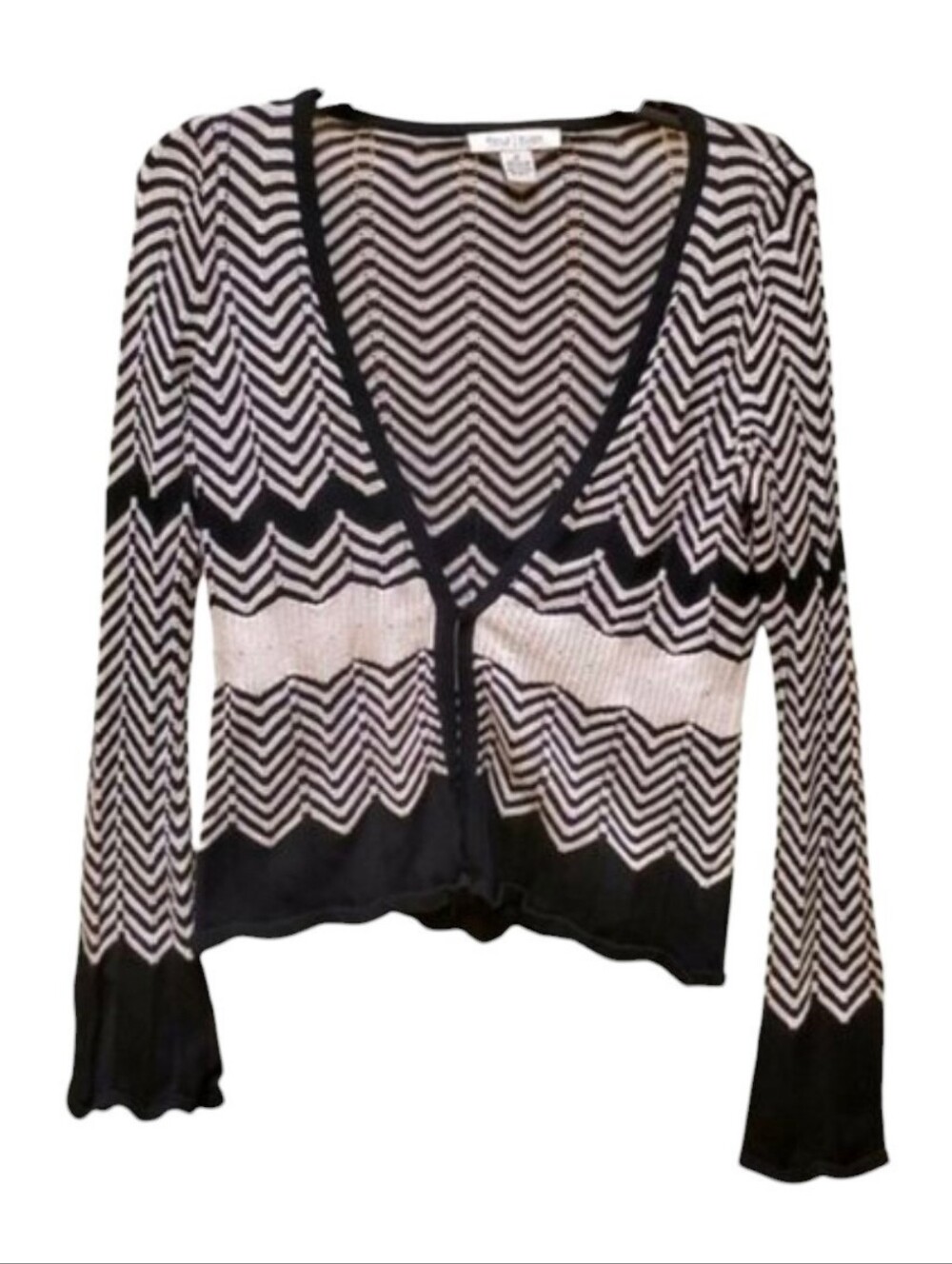White House Black Market Cardigan Eyelet Y2K